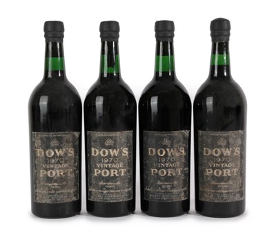 Lot 5051 - Dow's 1970 Vintage Port (four bottles)