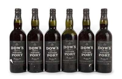 Lot 5052 - Dow's 1970 Vintage Port (six bottles)