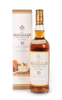 Lot 5085 - The Macallan 10 Years Old Single Highland Malt Scotch Whisky matured in sherry oak casks from...