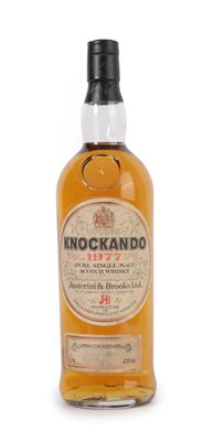 Lot 5093 - Knockando 1977 Speyside Single Malt Scotch Whisky, bottled in 1990 by Justerini & Brooks Ltd,...