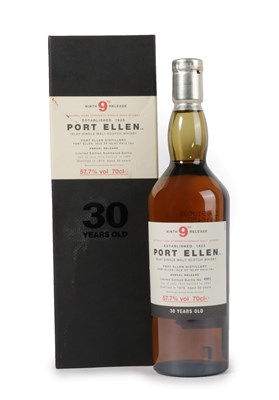 Lot 5106 - Port Ellen 1979 30 Years Old 9th Release Islay Single Malt Scotch Whisky, a natural cask...