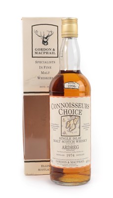 Lot 5118 - Ardbeg 1974 Connoisseurs Choice, bottled by Gordon & Macphail in 1996, 40% 70cl, in original...