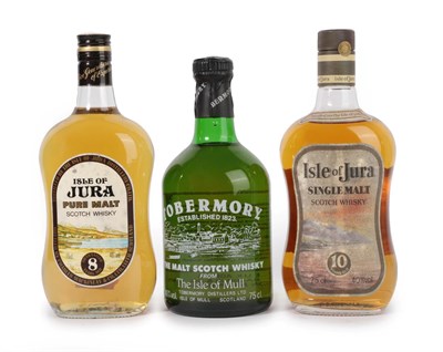 Lot 5120 - Isle Of Jura 10 Years Old Single Malt Scotch Whisky, 1980s bottling, 40% vol 75cl (one bottle),...