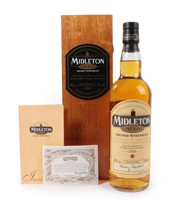 Lot 5124 - Middleton Very Rare Irish Whiskey, bottled in 1999, bottle number 019453, with original wooden...