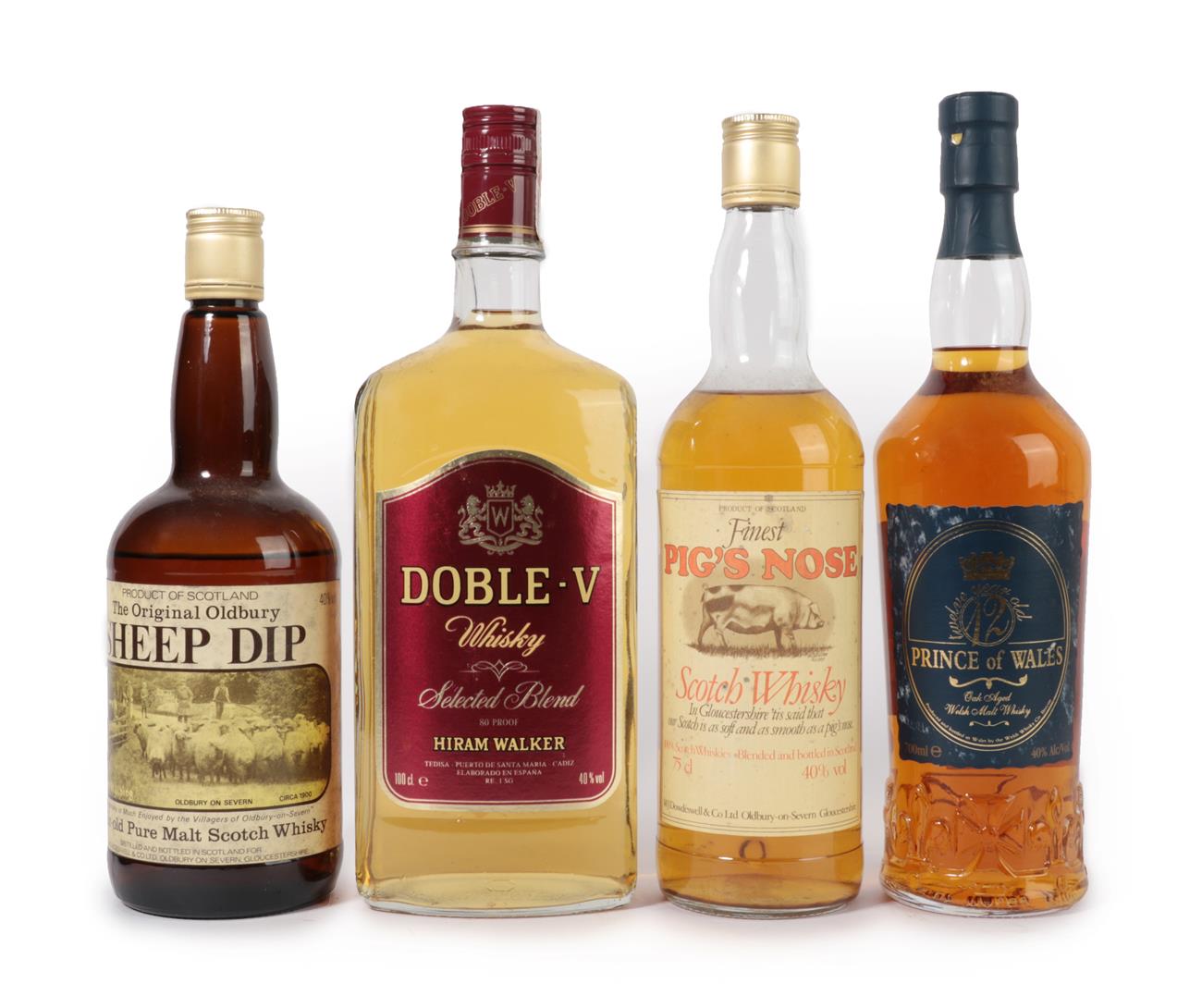 Lot 5146 - Pig's Nose Scotch Whisky, 1980s bottling, 40% vol 75cl (one bottle), Sheep Dip 8 Years Old pure...