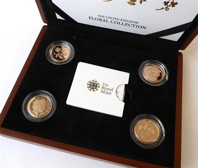 Lot 2169 - 'Icons of a Nation' a Set of 4 x Gold Proof £1 (2 dated 2013 & 2 dated 2014) with rev. designs...
