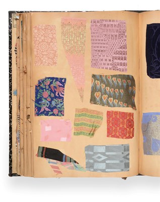 Lot 2012 - Bianchini-Férier Fabric Sample Book, French, circa 1920's Including silks, velvets, crepes and...