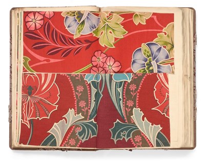 Lot 2031 - Russian Fabric Sample Book, early 20th century Enclosing colourful printed cottons in a variety...