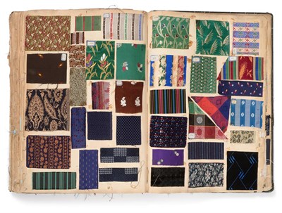 Lot 2066 - Collection of Assorted Fabric Samples, late 19th/early 20th century  In part unbound albums...