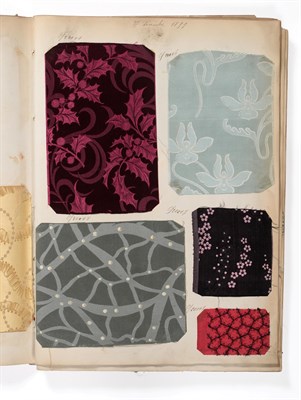 Lot 2066 - Collection of Assorted Fabric Samples, late 19th/early 20th century  In part unbound albums...