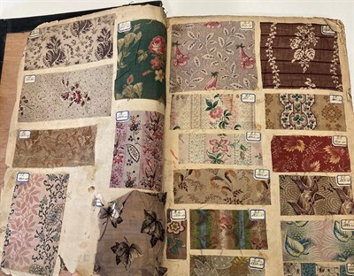 Lot 2071 - French Fabric Sample Book and Original Watercolour Designs, circa 1850-60 Including early...