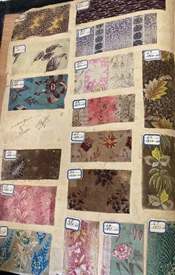 Lot 2071 - French Fabric Sample Book and Original Watercolour Designs, circa 1850-60 Including early...