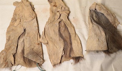 Lot 65 - Hides/Skins: South African Salted Capes, modern, twelve assorted salted African trophy capes to...