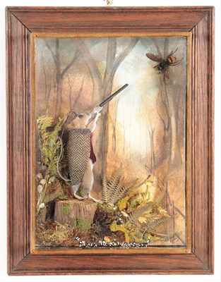 Lot 229 - Taxidermy: Anthropomorphic Shooting Mouse, circa 2020, by A.J. Armitstead, Taxidermist &...