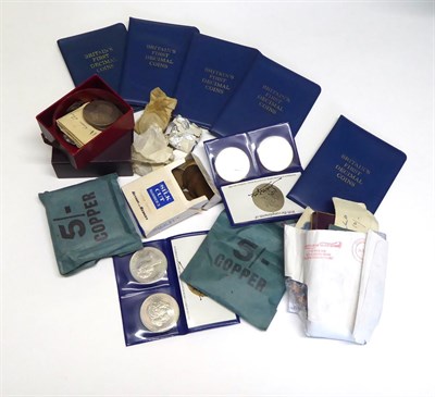 Lot 2013 - A box of 19th Century Mixed Grade British Silver - 1820, 1818 Crown down to Shillings Groats...