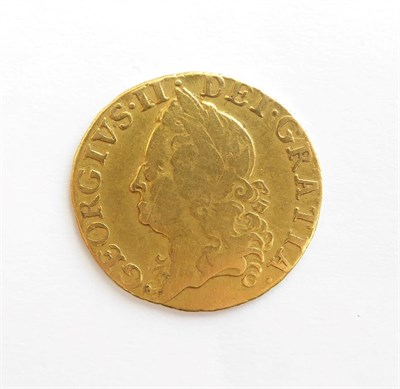 Lot 2058 - George II Half Guinea 1753 Old Head, Fine S3685