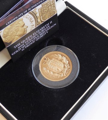 Lot 2094 - Royal Mint Issue Proof 2002 Gold £5 Quintuple Sovereign Presented in London Mint Office Box...