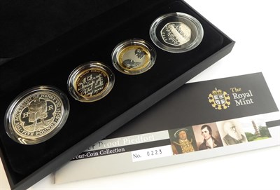 Lot 2098 - Royal Mint Silver Proof Piedfort Collection 2009 to include the Piedfort Kew Gardens 50p