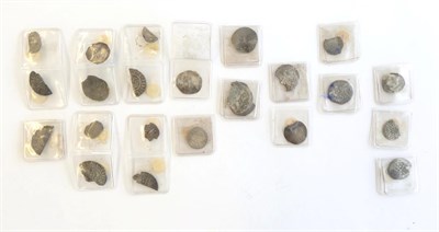 Lot 2132 - A Collection of 22 Hammered Pennies, Halfpennies, farthings and Cut coins From Edward I to...
