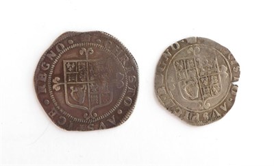 Lot 2135 - Charles II Hammered Shilling, 3rd issue with inner circles & mm crown on both sides, minor dig...