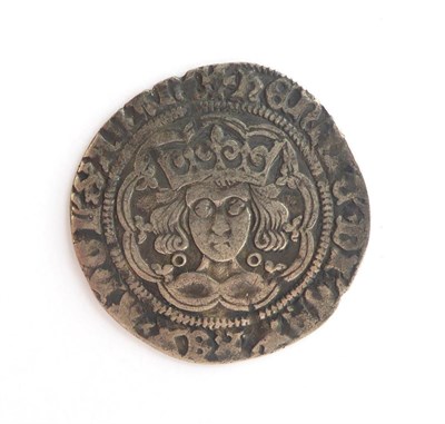 Lot 2146 - Henry VI Groat, annulet issue, Calais Mint, mm pierced cross, annulets at neck & in two quarters of