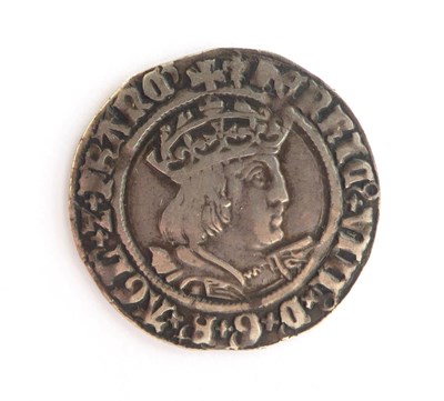 Lot 2149 - Henry VIII Groat, 2nd coinage, mm lis, Laker bust D, Lombardic lettering, good edge & surfaces,...