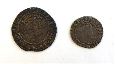 Lot 2150 - Henry VIII hammered Groat Laker bustLombardic letteringmm lis/rose AVF S2337E, Halfgroat LE...