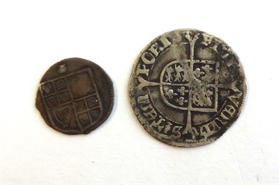 Lot 2154 - Mary I hammered Groat London Mint S2492 Fine and James I Halfgroat First bust II behind headmm...