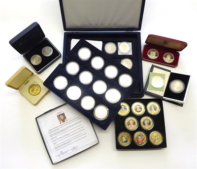 Lot 2172 - Proof sets and other coins collection, 2006 15 Crown part collection Queens 80th Birthday in...