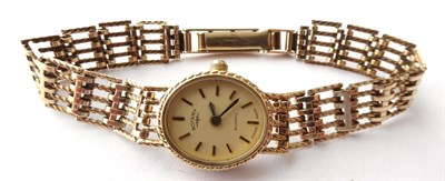 Lot 99 - A Lady's 9 Carat Gold Rotary Wristwatch
