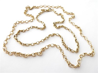 Lot 141 - Two 9 Carat Gold Necklaces, lengths 50.5 and 42cm