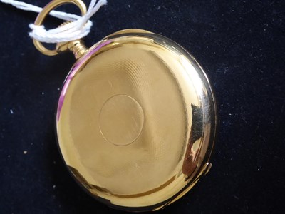 Lot 2275 - An 18 Carat Gold Open Faced Keyless Pocket Watch, signed Patek Philippe & Cie, Geneve, model:...
