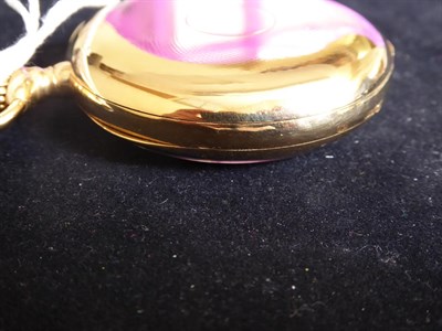 Lot 2275 - An 18 Carat Gold Open Faced Keyless Pocket Watch, signed Patek Philippe & Cie, Geneve, model:...