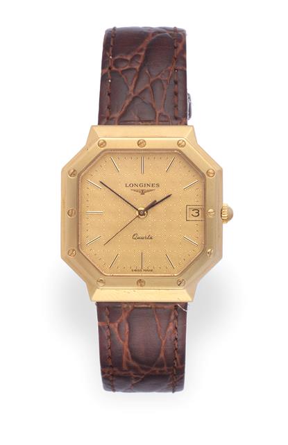 Longines discount octagonal watch