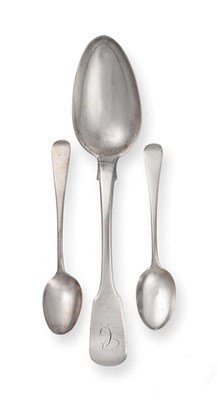 Lot 2317 - A Set of Six William IV Provincial Silver Teaspoons, by James Barber and William North, York, 1835