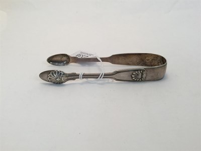 Lot 2338 - A Pair of George III Silver Sugar-Tongs, by Paul Storr, London, 1817, Fiddle, Thread and Shell...