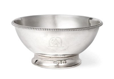 Lot 2341 - A George III Silver Bowl, by William Frisbee, London, 1802, plain tapering cylindrical and with...