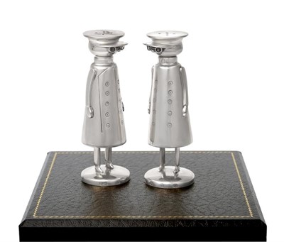 Lot 2467 - A Pair of Elizabeth II Silver Pepperettes, by Whitehill Silver and Plate Co., London, 1998,...