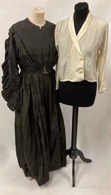 Lot 2031 - Assorted Late 19th Century/Early 20th Century Costume, including a black silk dress with...