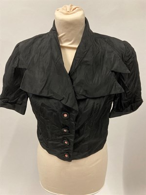 Lot 2033 - Circa 1920s and Later Costume, including a black chiffon and heavily beaded evening jacket;...
