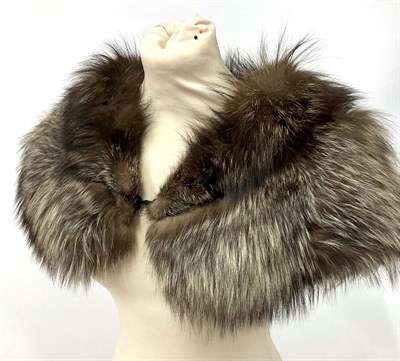 Lot 2038 - Circa 1920s and 1930s Costume, including silver fox shoulder capelet; a cut and printed velvet...
