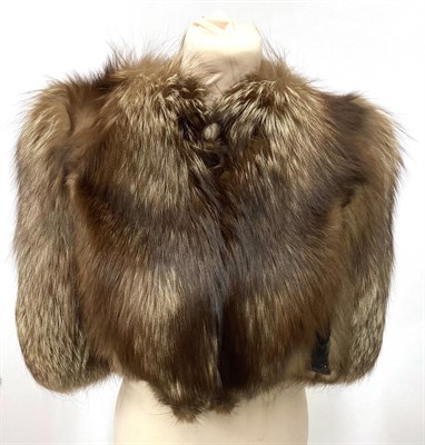 Lot 2039 - Circa 1930s and Later Sequin Evening Wear and Furs, including Tricoville black sequin short...