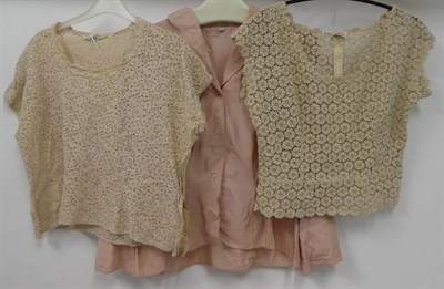 Lot 2046 - A Quantity of Circa 1940/50s Ladies Shirts and Tops, including the following labels Susan...