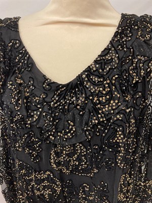 Lot 2064 - Assorted Circa 1970s Ladies' Costume, comprising Roter London pink chiffon type butterfly dress...
