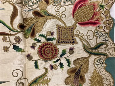 Lot 2103 - 19th Century Costume and Textiles, including a Bradley Court Dressmaker, London black silk...