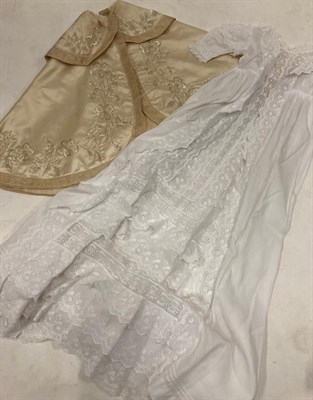 Lot 2108 - Late 19th Century/Early 20th Century Children's Costume, including a white cotton long sleeved...