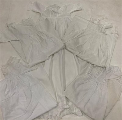 Lot 2111 - Late 19th Century/Early 20th Century Baby Costume, including  white cotton night dresses,...