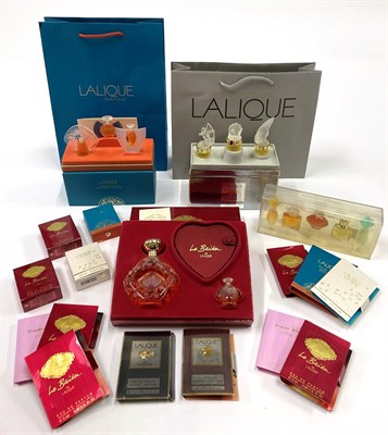 Lot 2137 - A Group of Assorted Lalique Fragrances and Gift Sets, including a 'Le Baiser' gift set; 'The...