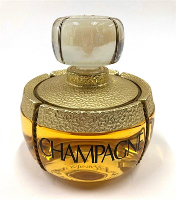 Lot 2139 - 'Champagne' by Yves Saint Laurent Large Advertising Display Dummy Factice, the globular glass...