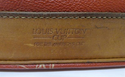 Lot 2162 - A Louis Vuitton 1995 America's Cup Saint Tropez Drawstring Shoulder Bag, Limited Edition, the brick